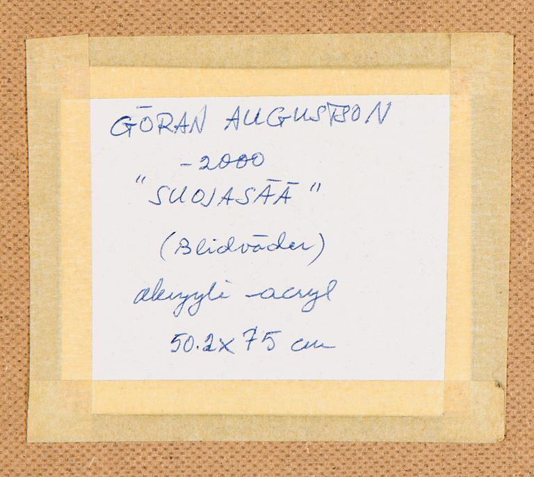 Göran Augustson, 'Blidväder'.