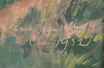 Erik Juselius, oil on canvas, signed and dated 1932.