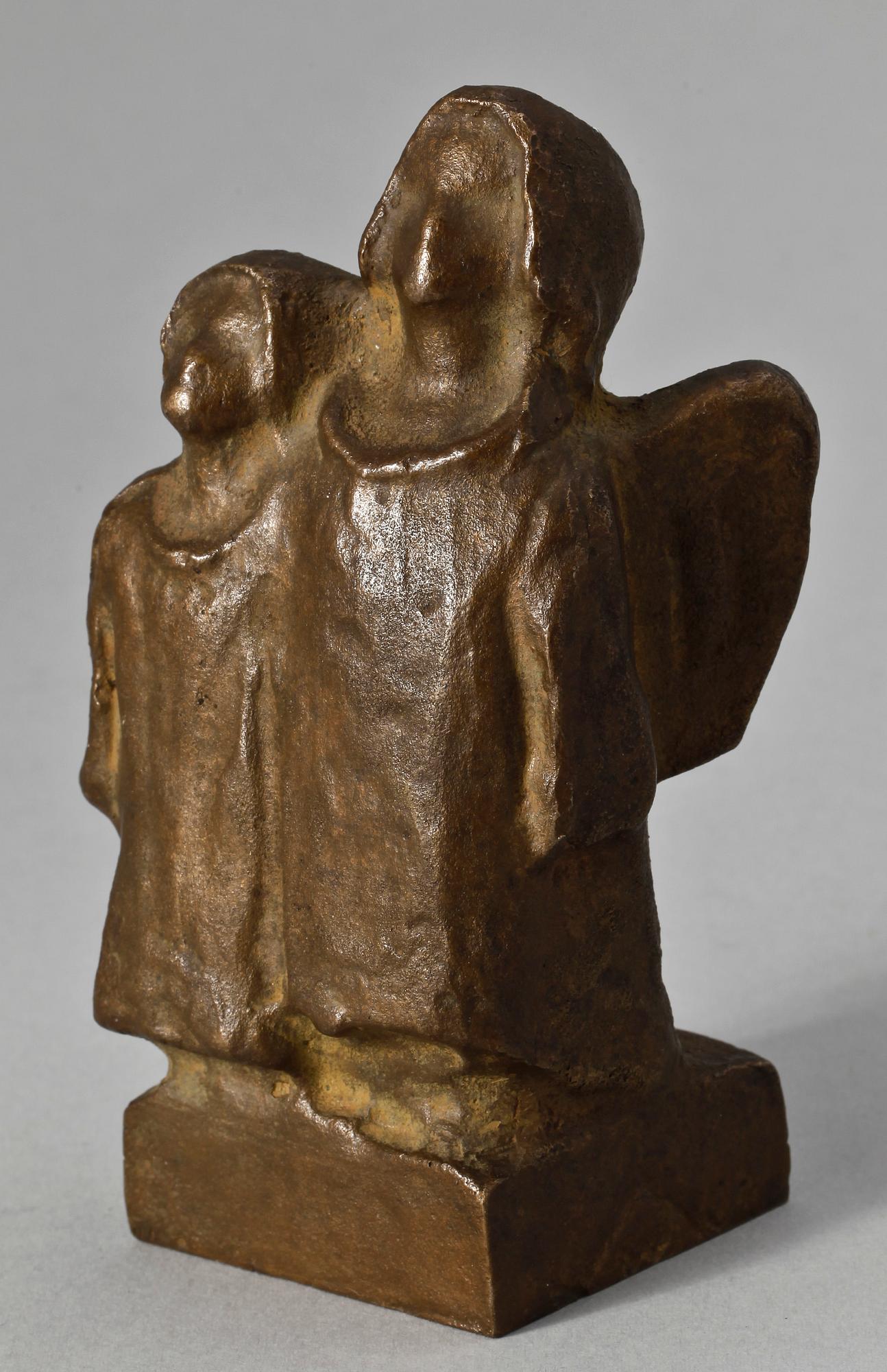 WÄINÖ AALTONEN, skulptur, brons. Monogramsign.