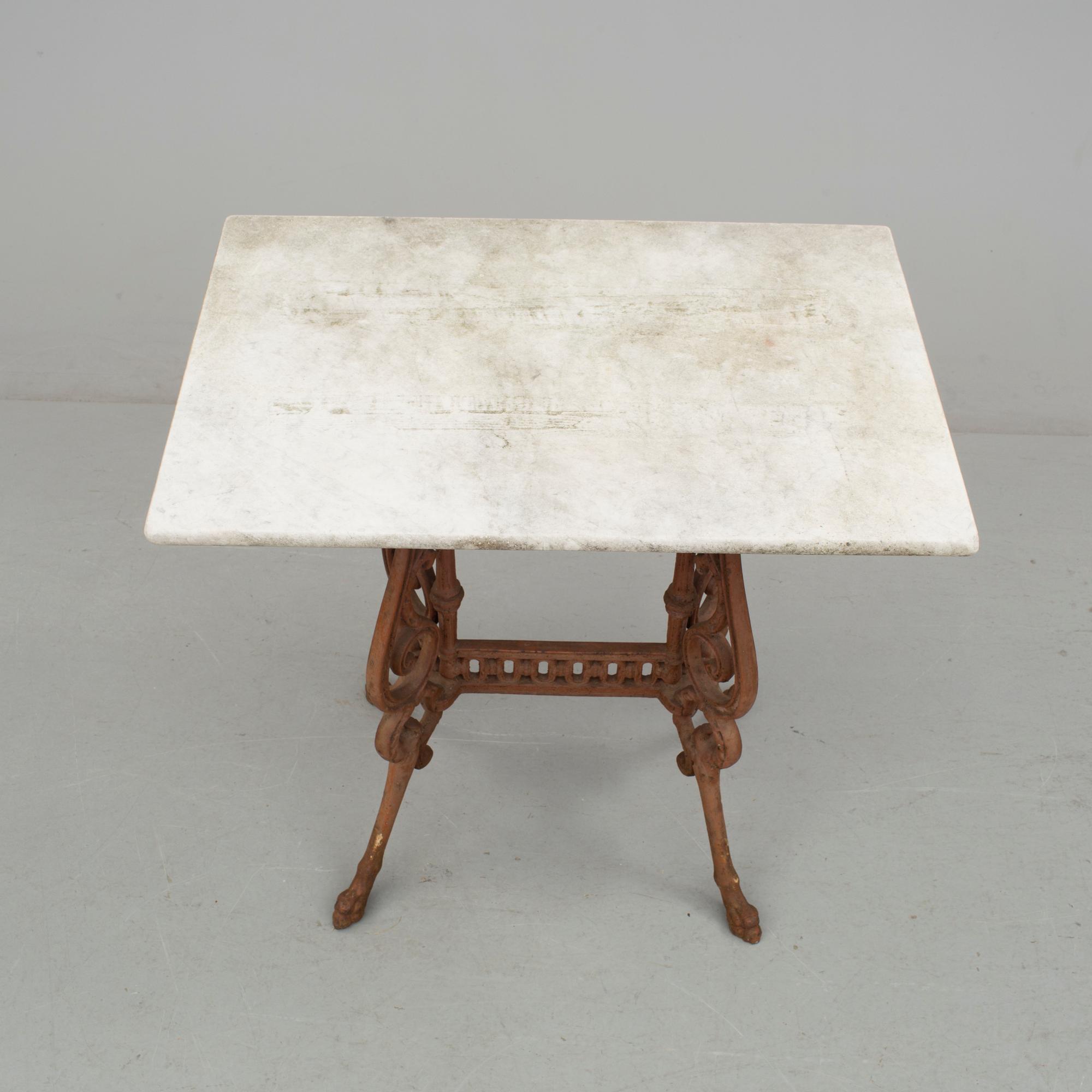 TRÄDGÅRDSBORD, 1800-tal.