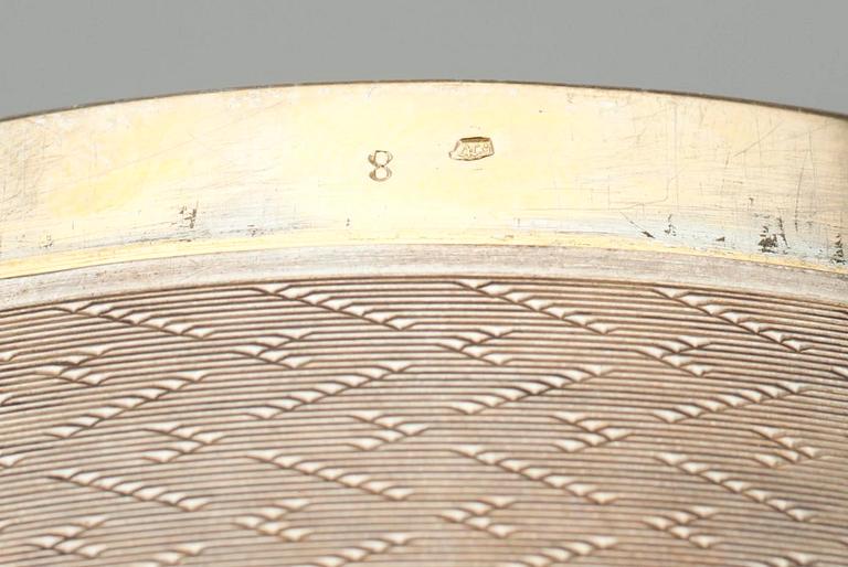 DOSA, silver, Belgien, sekelskiftet 1800/1900-tal. Vikt 204 g.