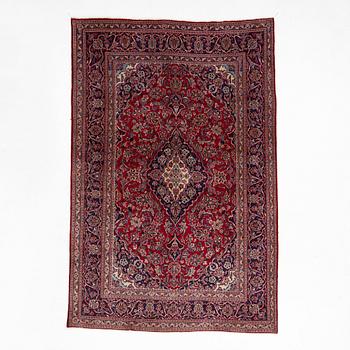 Carpet, Meshed, old, approx. 280 x 185 cm.