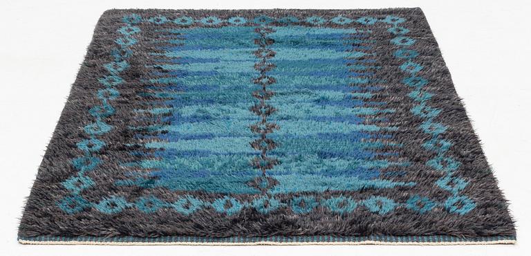 Irma Kronlund, matta, rya, ca 160 x 122 cm, signerad IK KLH.