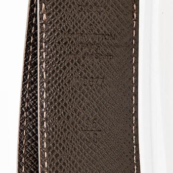 Louis Vuitton, a 'Zippy Coin Purse' wallet and an 'Inventeur' belt.