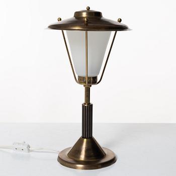 A brass table lamp, Elidus, Sweden, 1950's/60's.