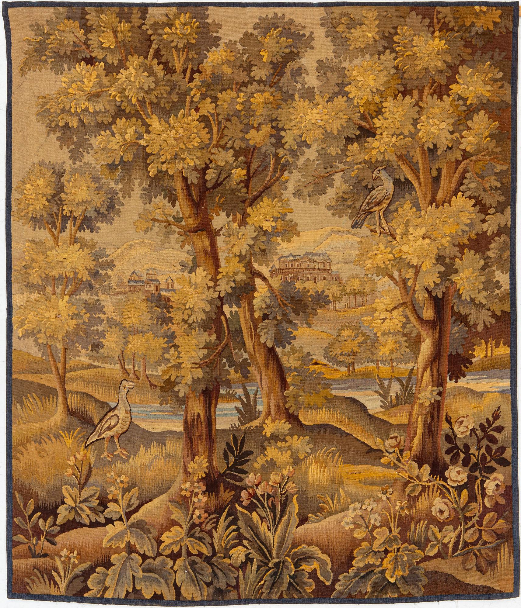 A tapestry, tapestry technique, second half of the 19th Century, c. 195 x 169 cm.