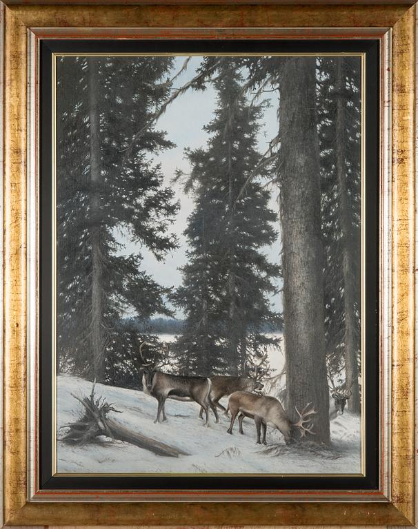 Teppo Terä, oil on canvas, signed and dated -77.