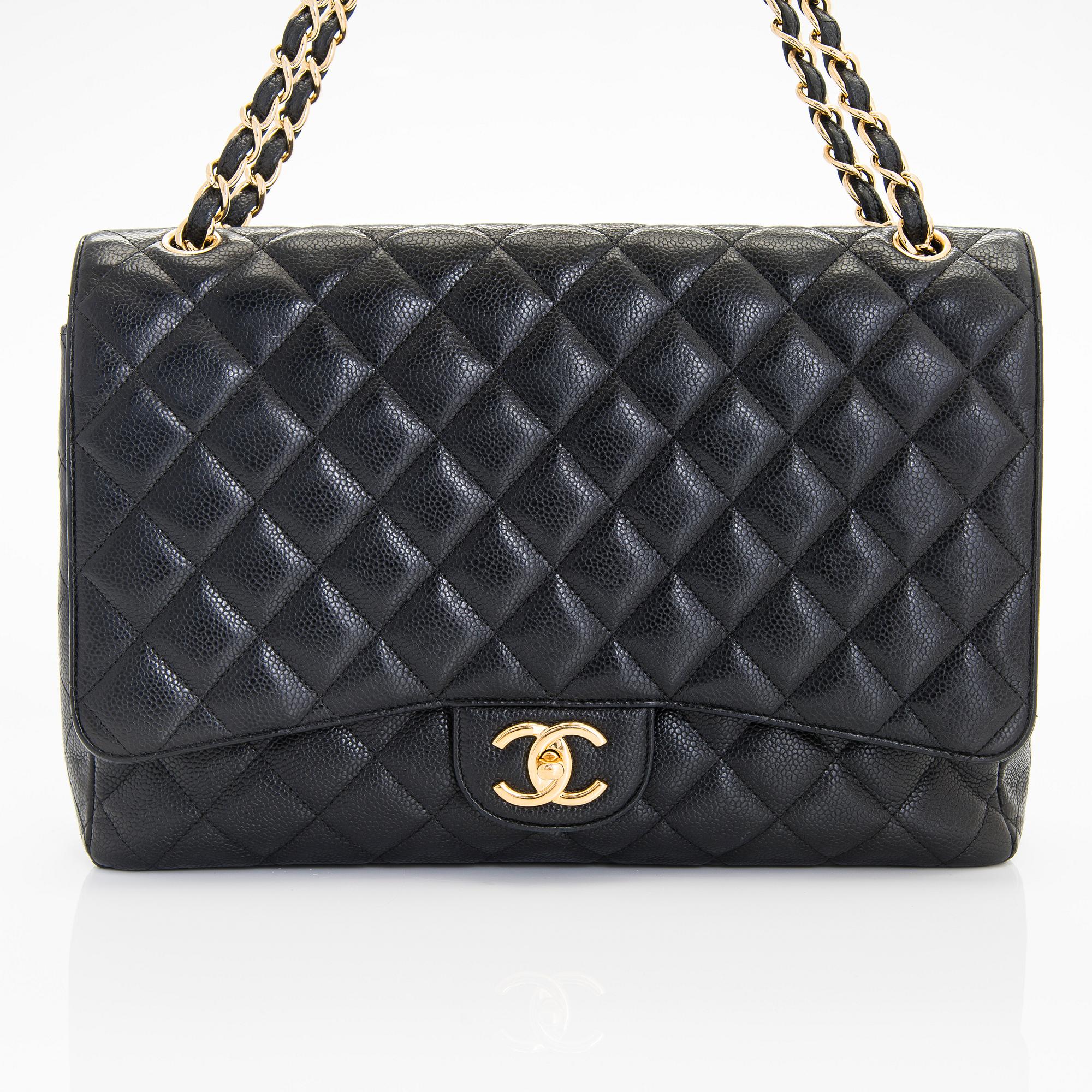 Chanel, a 'Double Flap Bag Maxi' bag, 2010-2011.