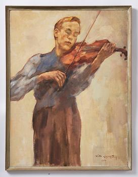 Lotte Laserstein, "Der Violinist Jouko Ilvonen".