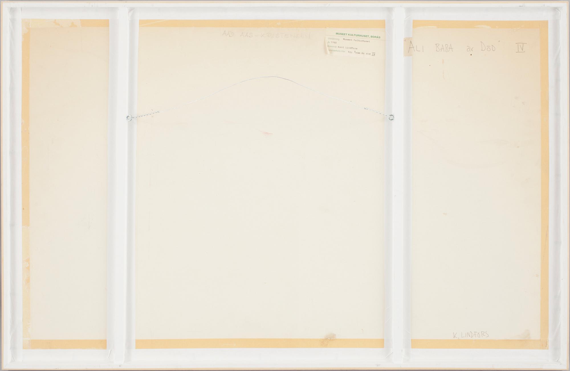 KENT LINDFORS, blandteknik, sign o dat 1976-80.