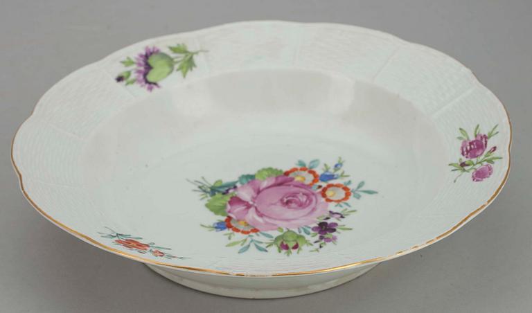 TALLRIK, porslin, Katarina II, Ryssland 1700-tal.
