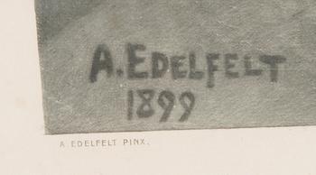 ALBERT EDELFELT, mukaan, heliogravyyri, Maaherra, Vänrikki Stoolin tarinat.