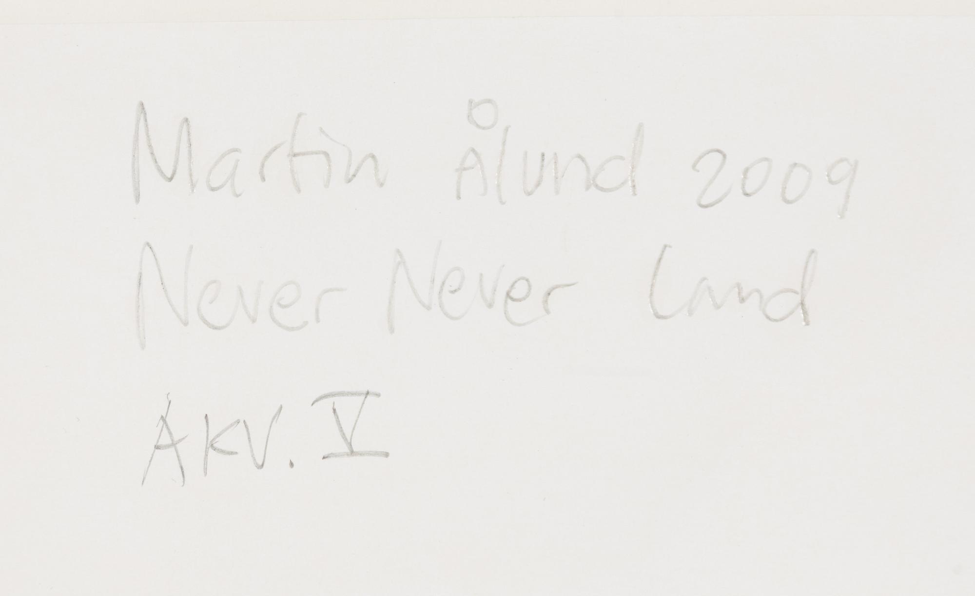 Martin Ålund, "Never never land".