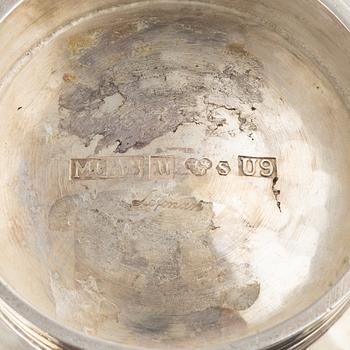 Skålar, 3 st, silver, bl.a. Eric Löfman för MGAB, Uppsala 1970-76.