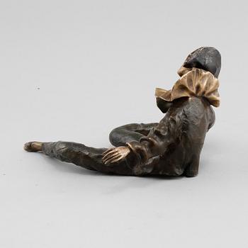 SKULPTUR, brons, otydligt signerad, daterad 1981 och numrerad 7/8.