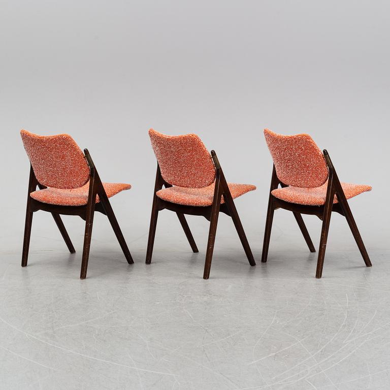 Three chairs, Treman, 1950's/60's.