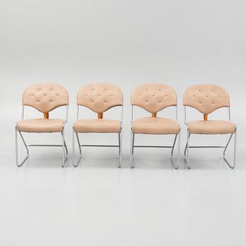 Sam Larsson, four 'Sam' chairs, Dux, 1980's.