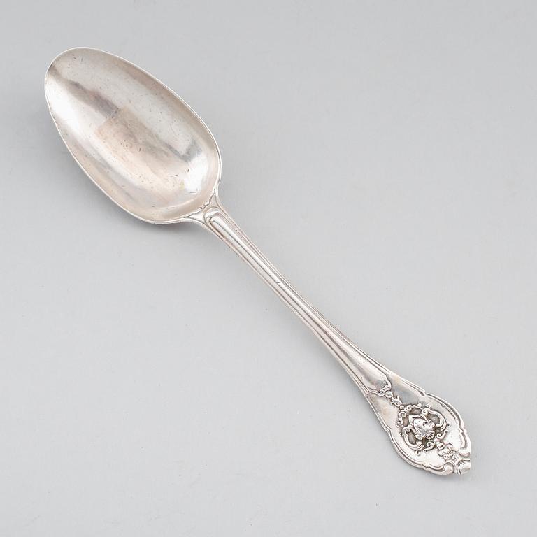 SKED, silver, möjligen Philipp Jakob Jäger dä, Augsburg 1715-. Vikt ca 62 gram.