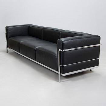 Le Corbusier, Pierre Jeanneret & Charlotte Perriand, sofa, "LC3", Cassina, Italy.