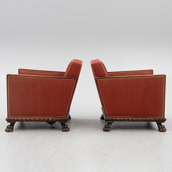 Armchairs, a pair, Swedish Grace, 1920s/30s.