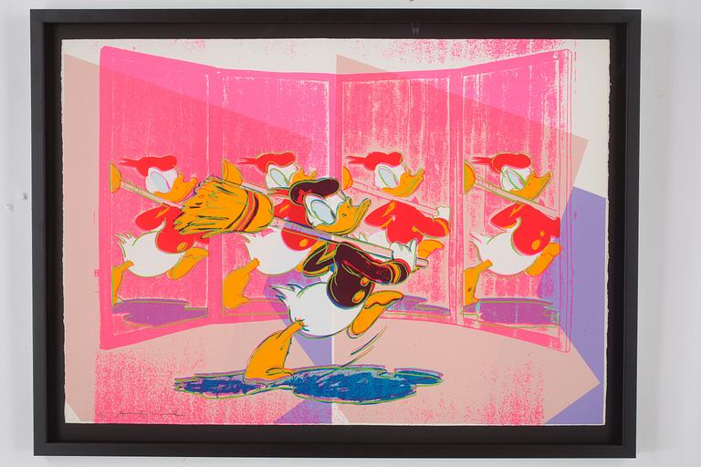 Andy Warhol, "Anniversary Donald Duck".