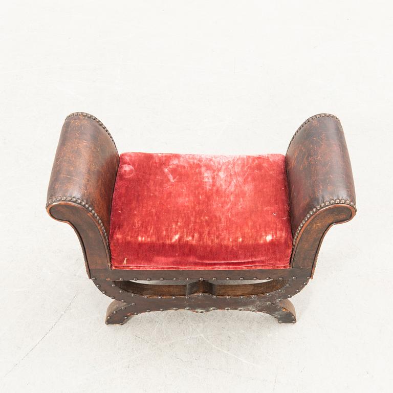 Otto Schulz, Attributed, footstool, Boet Göteborg, first half of the 20th century.