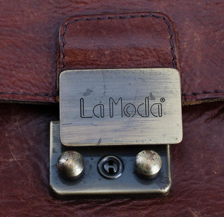 PORTFÖLJ, skinn, La Moda.