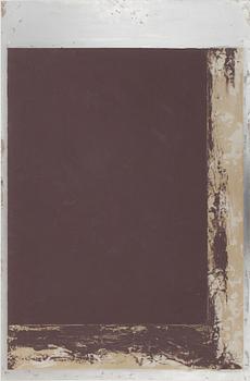 HÅKAN REHNBERG, triptyche, mixed media on sheet metal, signed and dated 1987 on verso.