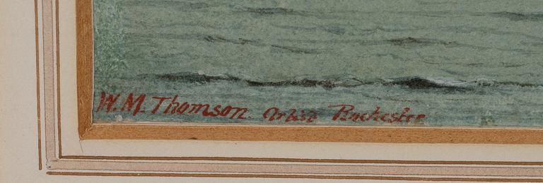 W M Thomsom, 1800-tal, "HMS Serapis".