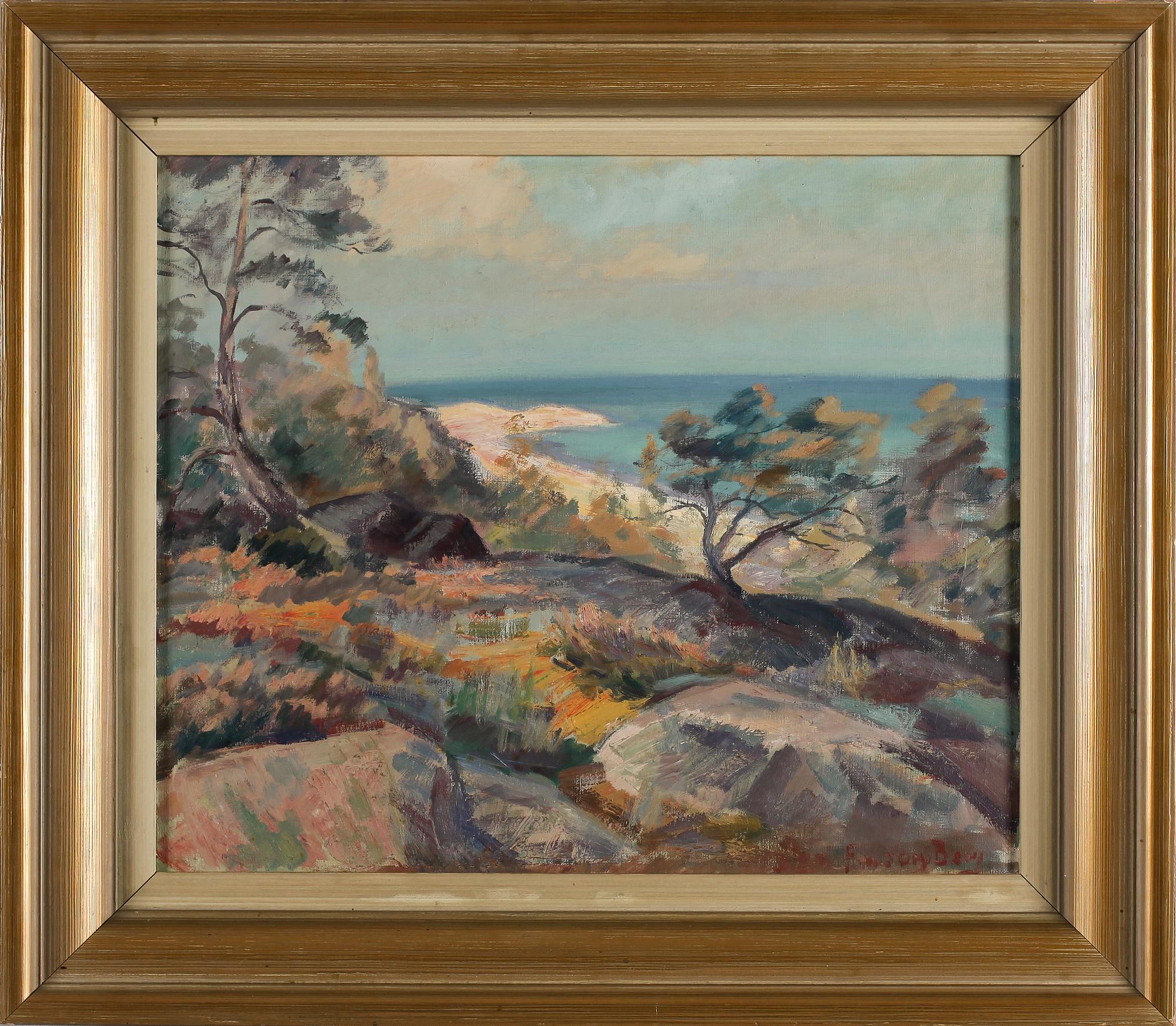 FOLKE WILHELMSSON BERG, olja på duk, signerad.