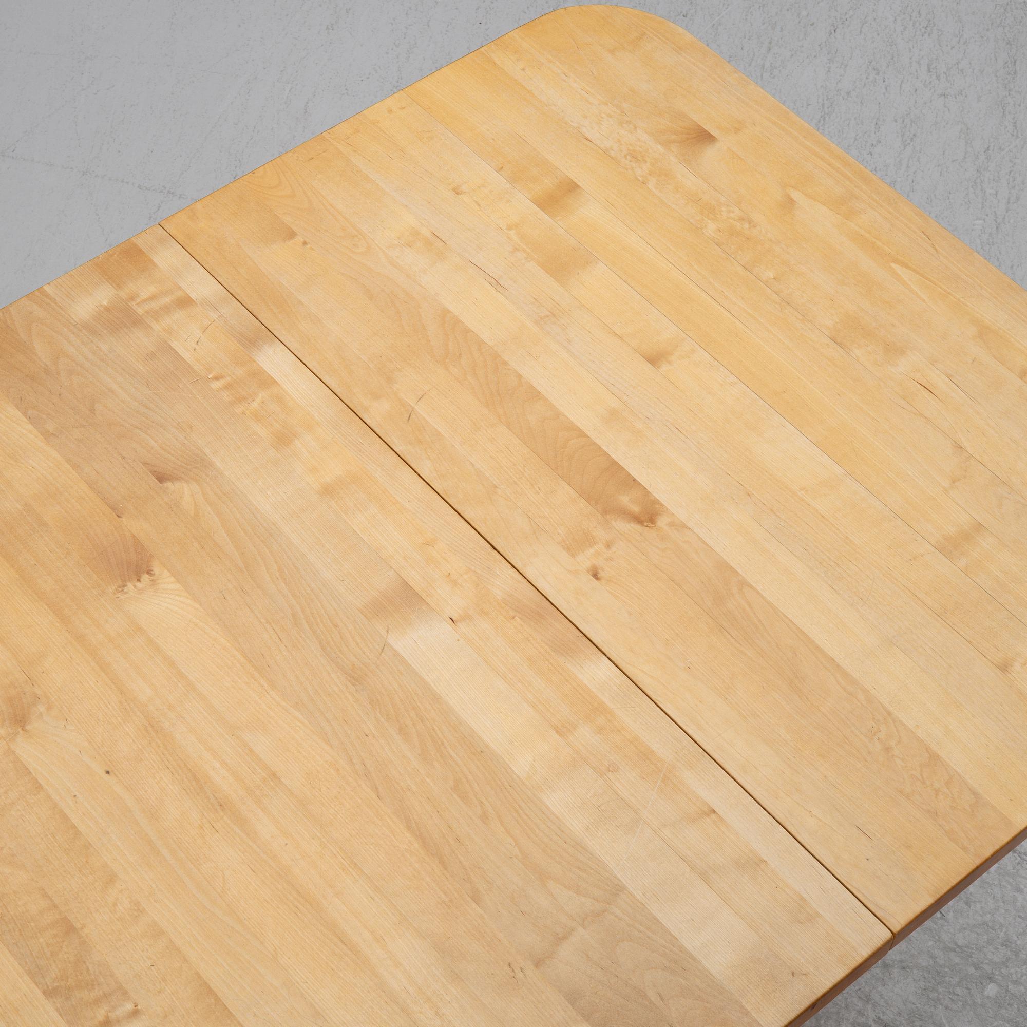 Nils Göran Gustafsson, a drop-leaf table, 'Björka', Stolab, 1987.
