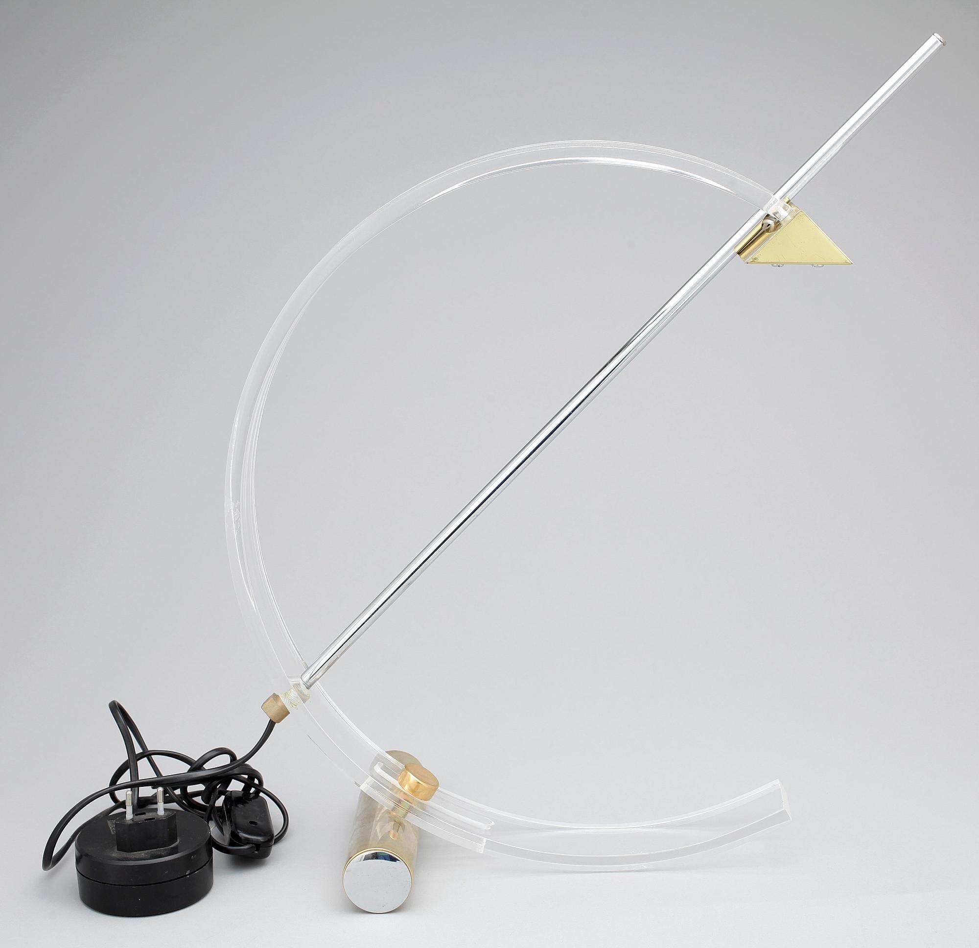 BORDSLAMPA, 1900-talets andra hälft.