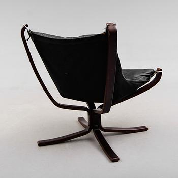 FÅTÖLJ, "The Falcon Chair", Sigurd Ressell, Vatne Möbler, Norge, 1900-talets andra hälft.