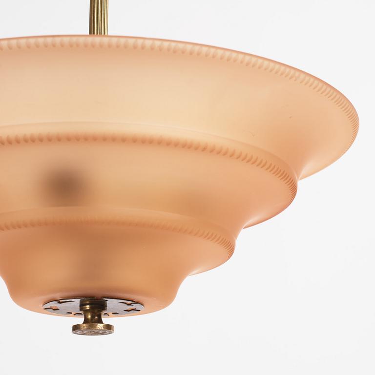 Harald Notini, a ceiling lamp, model "6505", Arvid Böhlmarks Lampfabrik, 1920s-1930s.