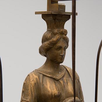 A Pharmacy balance scale with Goddess Hygieia, Germany latter half of the 19th Century.