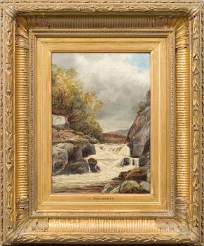 UNKNOWN ARTIST, oil on canvas, signed L.C Docharty, end of the 19th century.