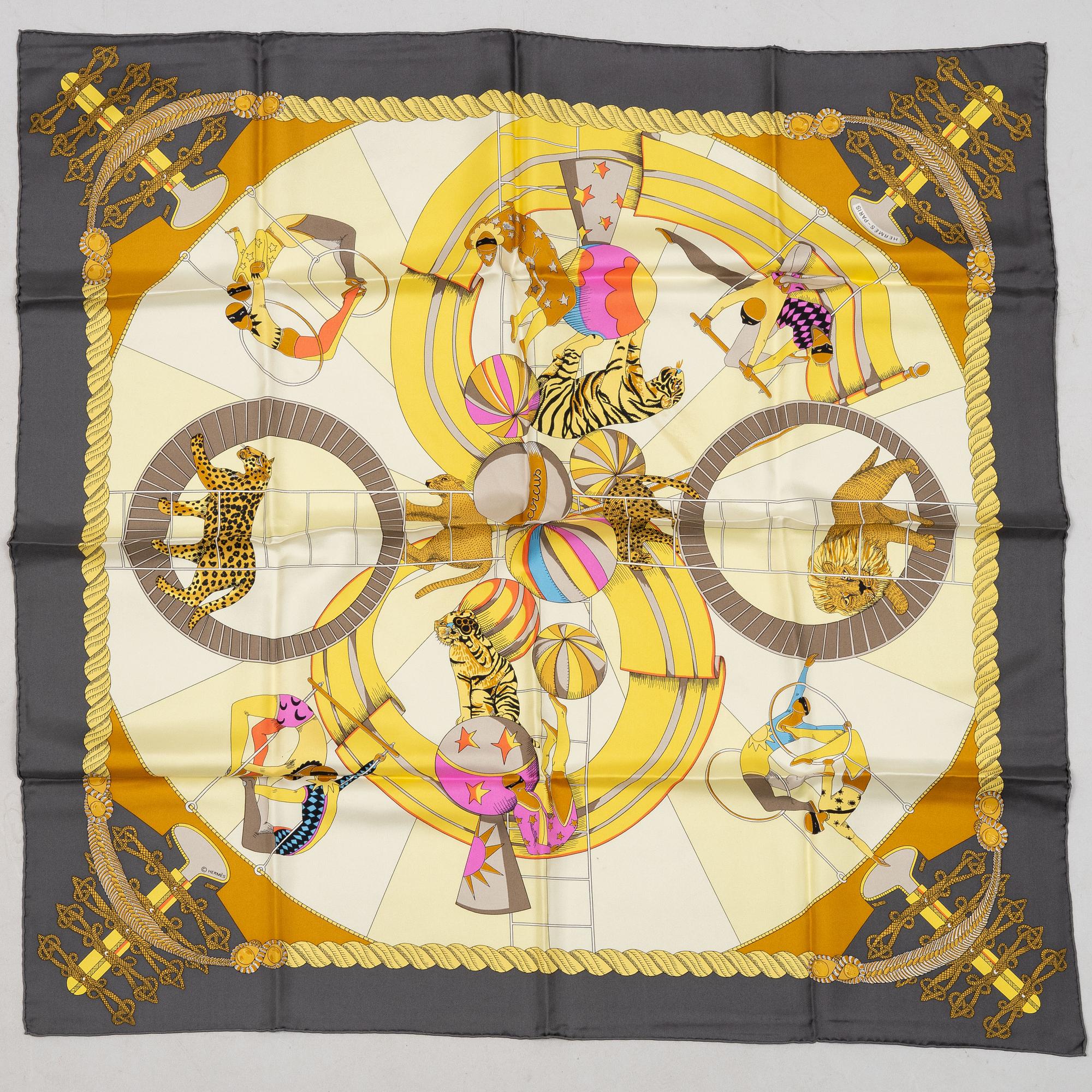 Hermès, scarf, "Circus".