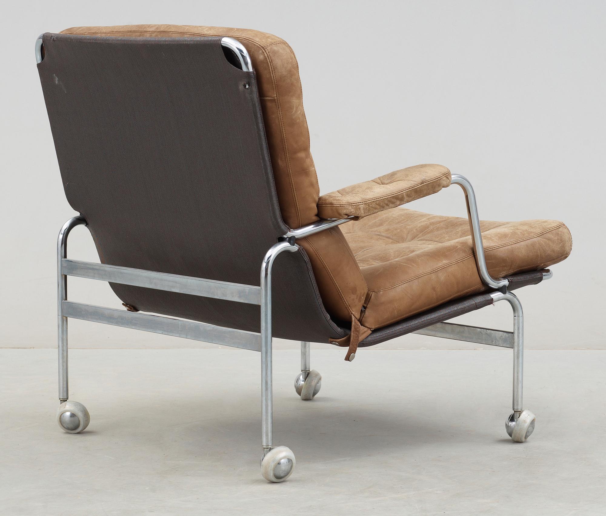 FÅTÖLJ, troligen Bruno Mathsson, Dux.