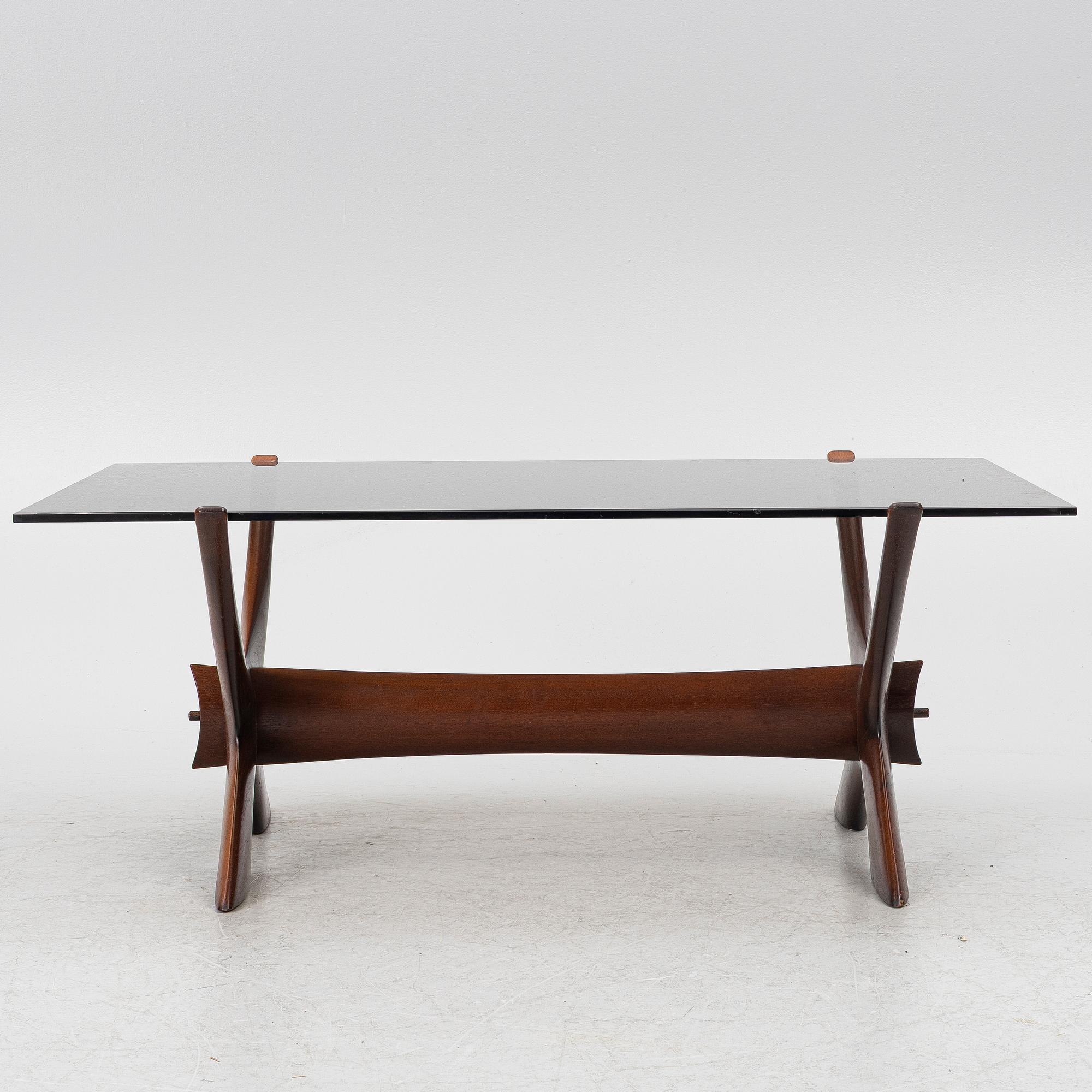 Fredrik Schriever-Abeln, coffee table, "No. 9", Örebro Glassworks, 1960s.