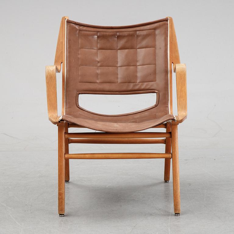 Peter Hvidt & Orla Mølgaard Nielsen, karmstol model "AX-6060" för Fritz Hansen, Danmark 1960-tal.