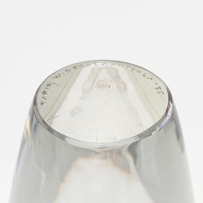 Tapio Wirkkala, glass sculpture, "Tokyo", signed Tapio Wirkkala Iittala -55.
