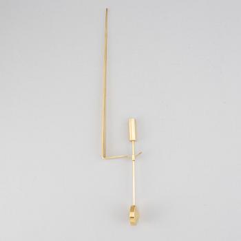PIERRE FORSSELL, four brass wall sconces, Skultuna.