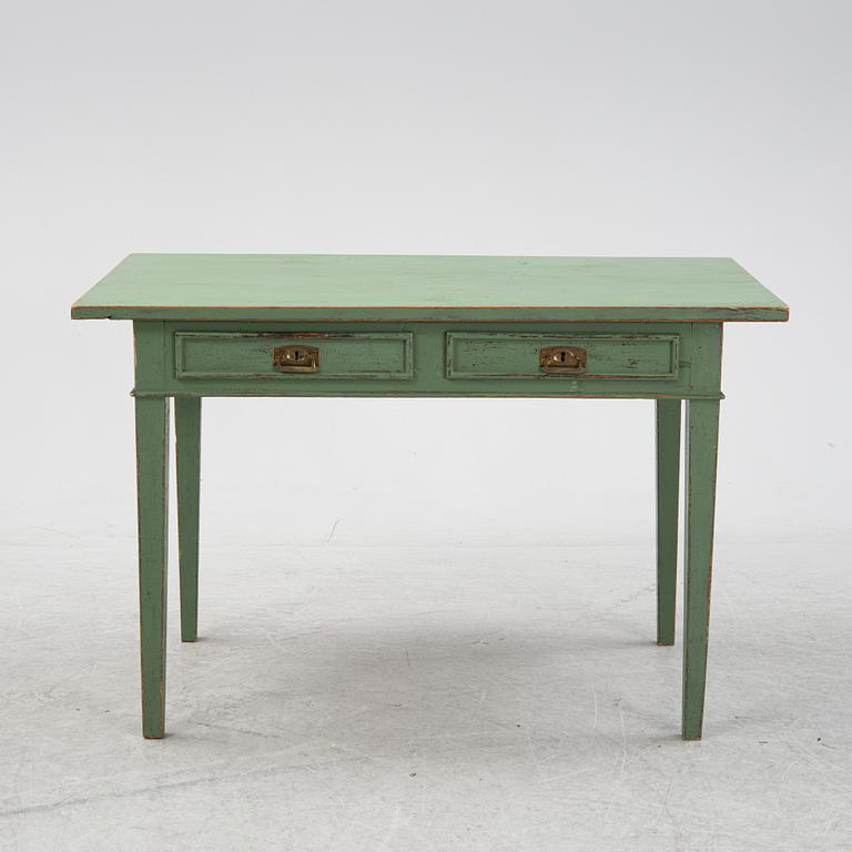 Skrivbord, omkring år 1900.