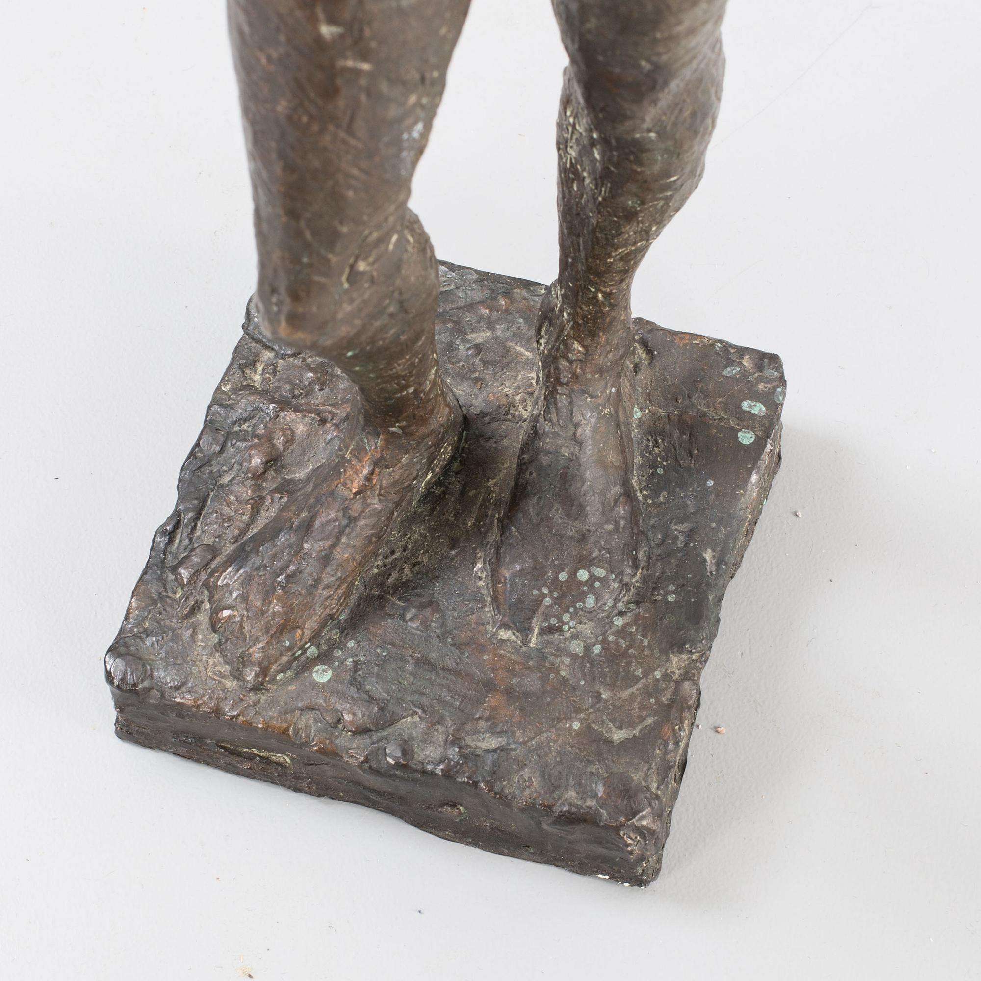 BIANCA MARIA BARMEN, skulptur, brons. Unik. Signerad o daterad 88.