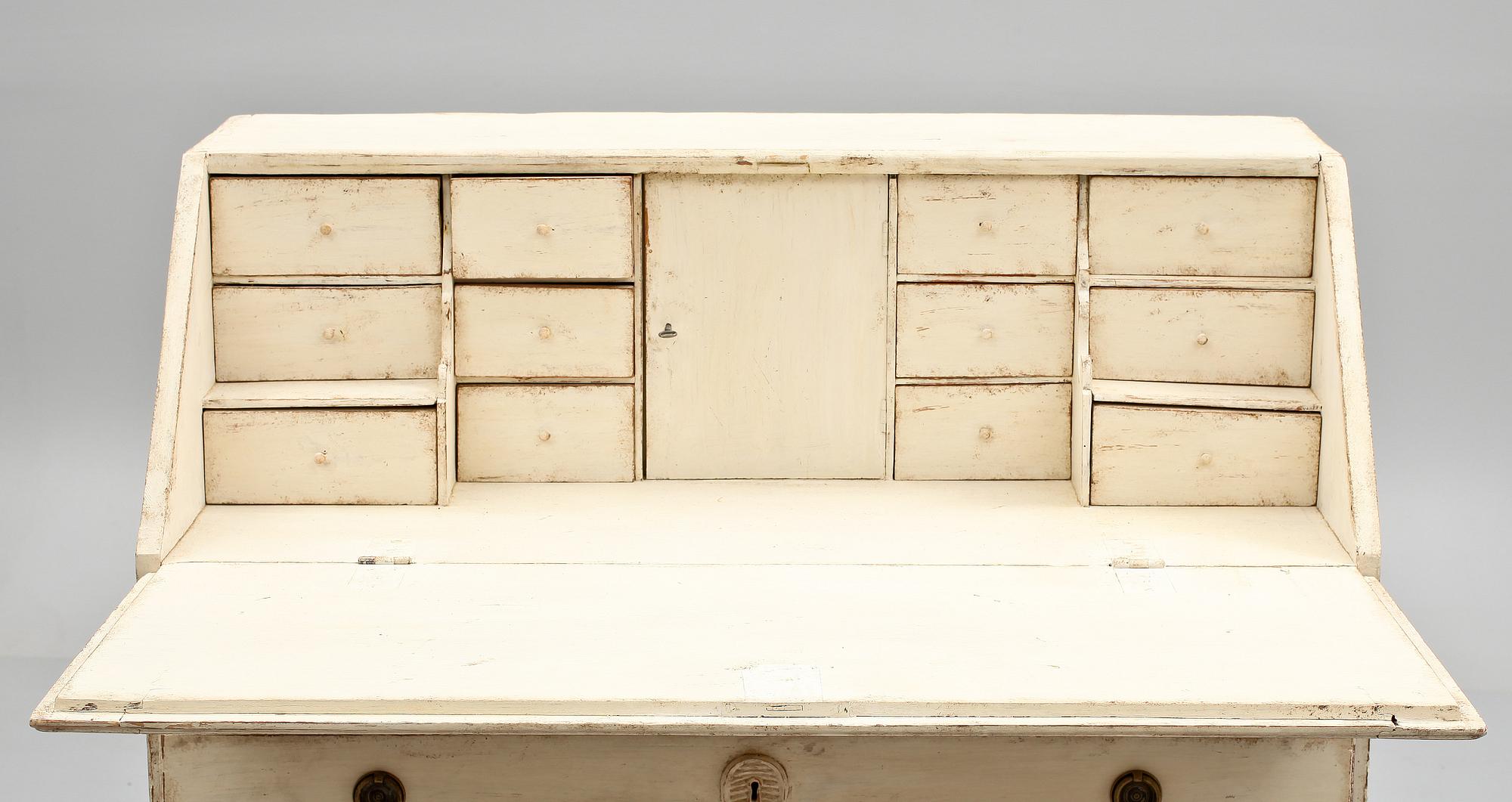 SEKRETÄR, gustaviansk stil, sekelskiftet 1800/1900-tal.