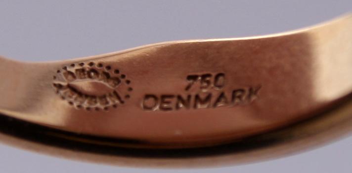 RING, 18k guld. Georg Jensen.