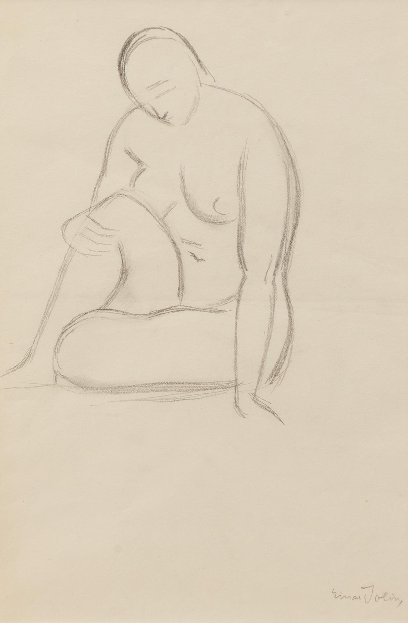 Einar Jolin, Sittande modell.