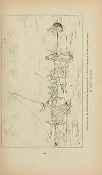 August Hagborg, 'Fiskebåten välsignas' (The ceremony of blessing of a fishing boat / Bénédiction d'une barque).
