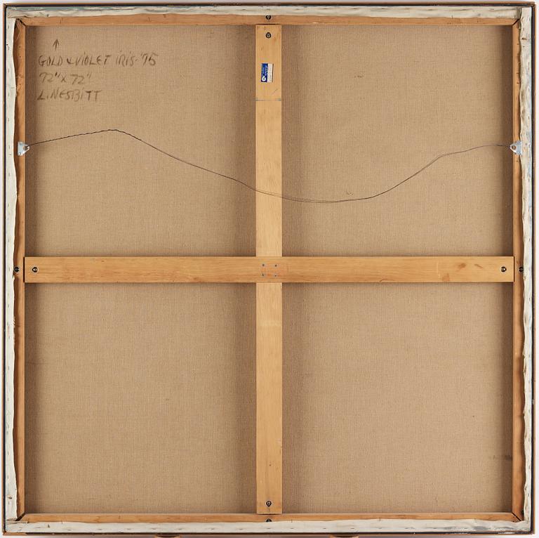 Lowell Nesbitt, signed and dated -75 verso. Oil on canvas.