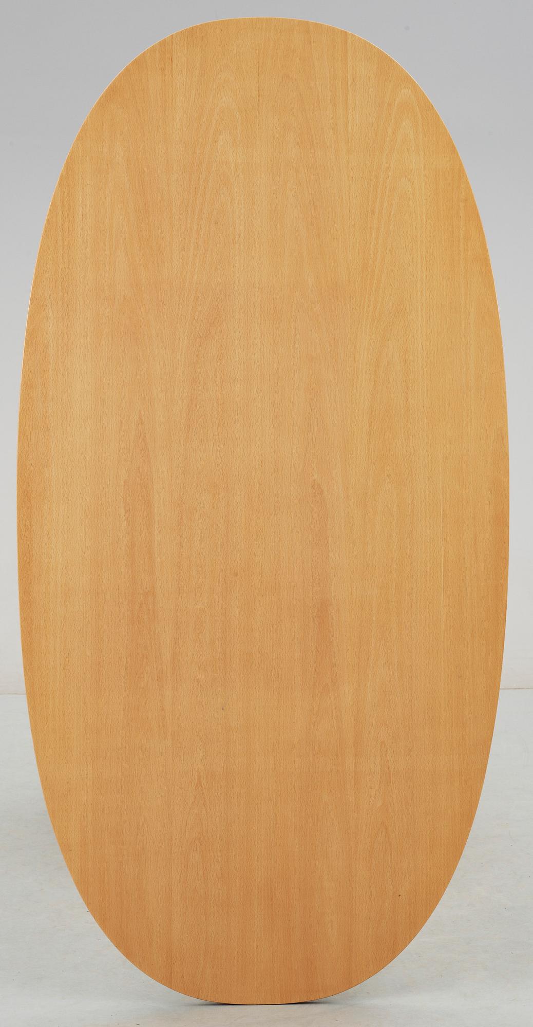 BORD, "Superelips", Design Bruno Mathsson och Piet Hein, Bruno Mathsson International AB, 1900-talets andra hälft.